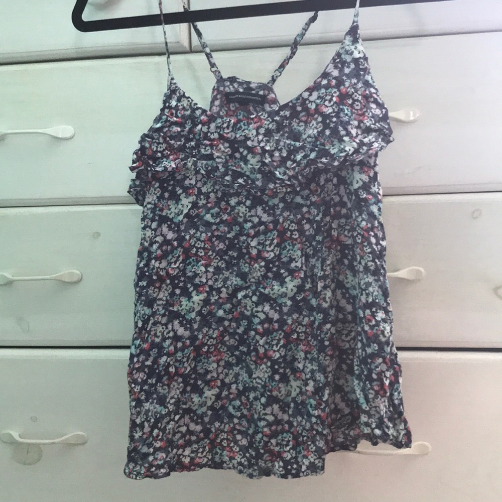 American Eagle floral tank top